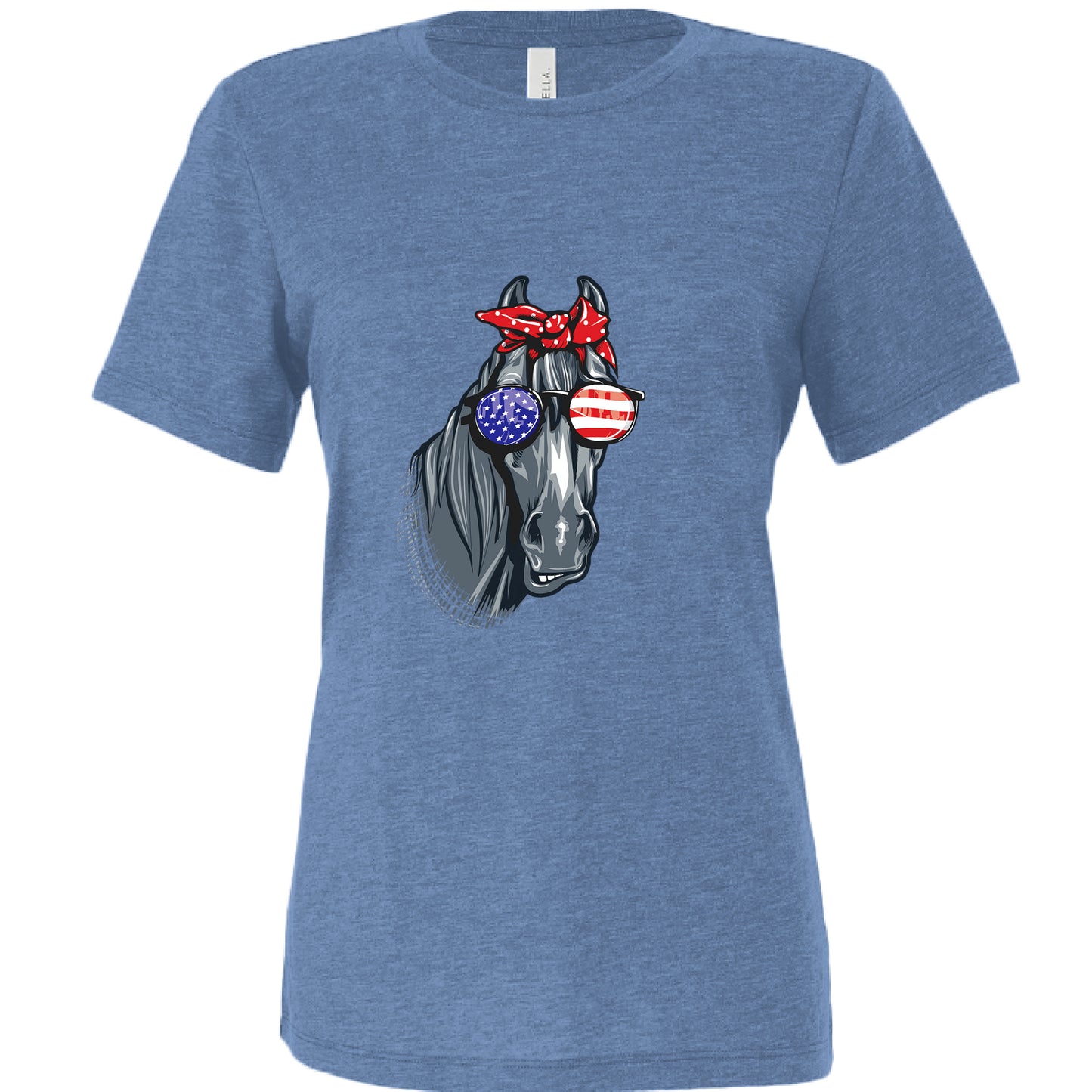 Blue Triblend - FRONT
