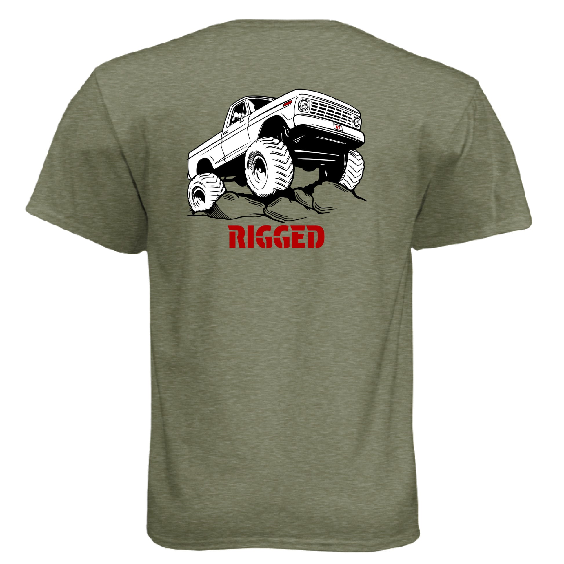 MILITARY GREEN - BACK